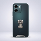 Oppo A6 5G Compatible Satyamev Jayate 3D Metal Emblem Sticker