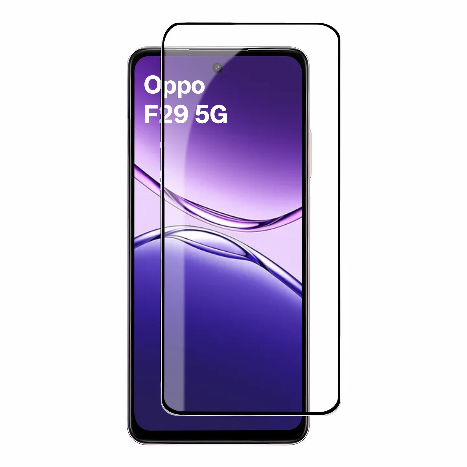 Oppo F29 5G Original Luxury Magnifier Ring Stand Shockproof Airbags Corner Case
