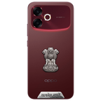Oppo F33 Pro 5G Compatible Satyamev Jayate 3D Metal Emblem Sticker