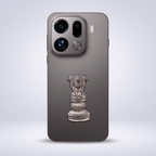 Oppo Find X9 Pro 5G Compatible Satyamev Jayate 3D Metal Emblem Sticker