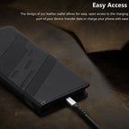 Elegant embossed leather wallet cover for Oppo Reno13 5G