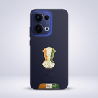 Oppo Reno 13 5G Compatible Satyamev Jayate 3D Metal Emblem Sticker