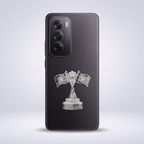 Oppo Reno 12 5G Compatible Satyamev Jayate 3D Metal Emblem Sticker