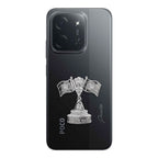 POCO C85 5G Compatible Satyamev Jayate 3D Metal Emblem Sticker