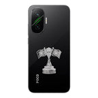 POCO F7 5G Compatible Satyamev Jayate 3D Metal Emblem Sticker