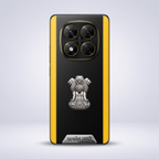 POCO X7 5G Compatible Satyamev Jayate 3D Metal Emblem Sticker