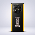 POCO X7 5G Compatible Satyamev Jayate 3D Metal Emblem Sticker