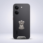 POCO X8 Pro 5G Compatible Satyamev Jayate 3D Metal Emblem Sticker