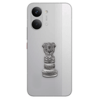 POCO X8 Pro Max 5G Compatible Satyamev Jayate 3D Metal Emblem Sticker