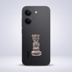 POCO X8 Pro 5G Compatible Satyamev Jayate 3D Metal Emblem Sticker