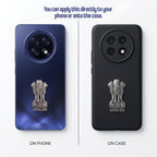 Oppo F31 Pro Plus 5G Compatible Satyamev Jayate 3D Metal Emblem Sticker