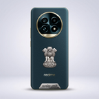 Realme 13 Pro+ 5G Compatible Satyamev Jayate 3D Metal Emblem Sticker