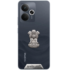 Realme 14T 5G Compatible Satyamev Jayate 3D Metal Emblem Sticker