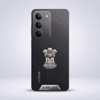 Realme 14X 5G Compatible Satyamev Jayate 3D Metal Emblem Sticker