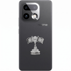 Realme 16 Pro+ 5G Compatible Satyamev Jayate 3D Metal Emblem Sticker