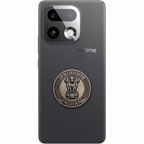 Realme 16 Pro+ 5G Compatible Satyamev Jayate 3D Metal Emblem Sticker