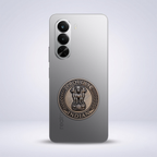Realme P4X 5G Compatible Satyamev Jayate 3D Metal Emblem Sticker