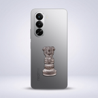 Realme P4X 5G Compatible Satyamev Jayate 3D Metal Emblem Sticker