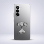 Realme P4X 5G Compatible Satyamev Jayate 3D Metal Emblem Sticker