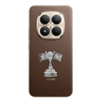 Redmi Note 15 Pro+ 5G Compatible Satyamev Jayate 3D Metal Emblem Sticker