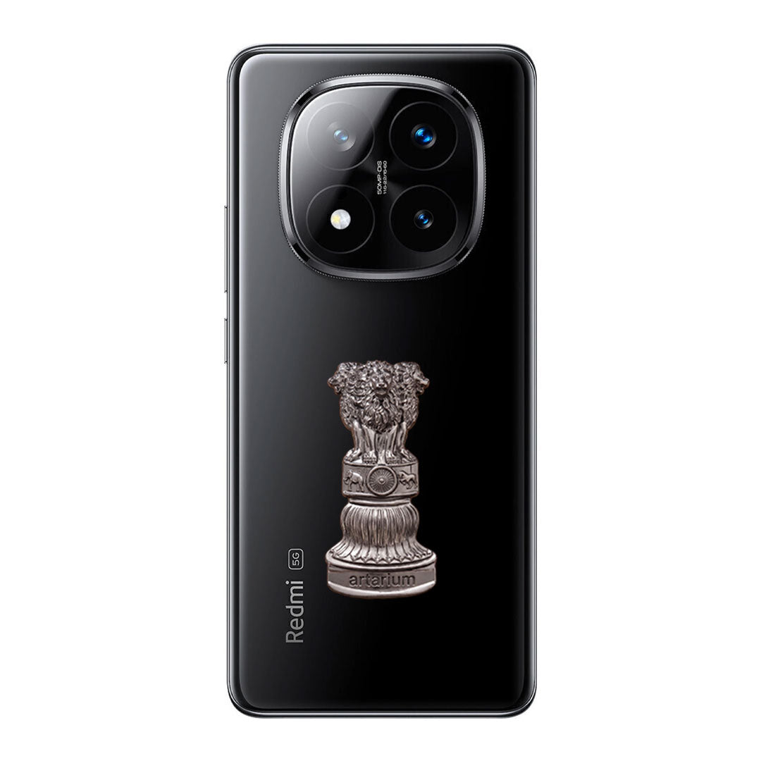 Redmi Note 14 Pro+ 5G Compatible Satyamev Jayate 3D Metal Emblem Sticker
