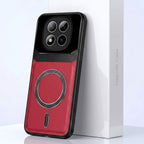 Redmi Note 15 Pro+ 5G Premium Magsafe Magnetic Leather Lens Protective Case