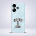 Redmi 13 5G Compatible Satyamev Jayate 3D Metal Emblem Sticker