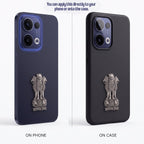 Oppo Reno 13 5G Compatible Satyamev Jayate 3D Metal Emblem Sticker