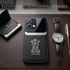 Oppo Reno 13 5G Satyamev Jayate 3D Metal Leather Back Case