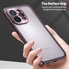 Oppo Reno 15 Pro Mini 5G Aluminium Metal Bumper Shield Transparent Back Case