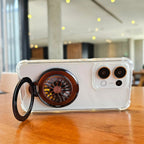 Oppo Reno 13 5G 100% Original Transparent Four Corner Stress Buster Wheel Case