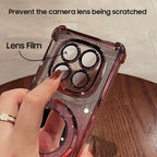 Redmi Note 14 Pro 5G Luxury Shimmer Mirror Back Shockproof Airbag Case