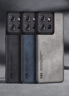 Motorola Edge 50 5G Comfortable Touch Sheepskin Leather Case