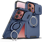Vivo V70 5G Shockproof Armor Magnetic Ring Stand Protective Case