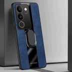 Vivo V29 5G Premium Leather AutoFocus Ring Case