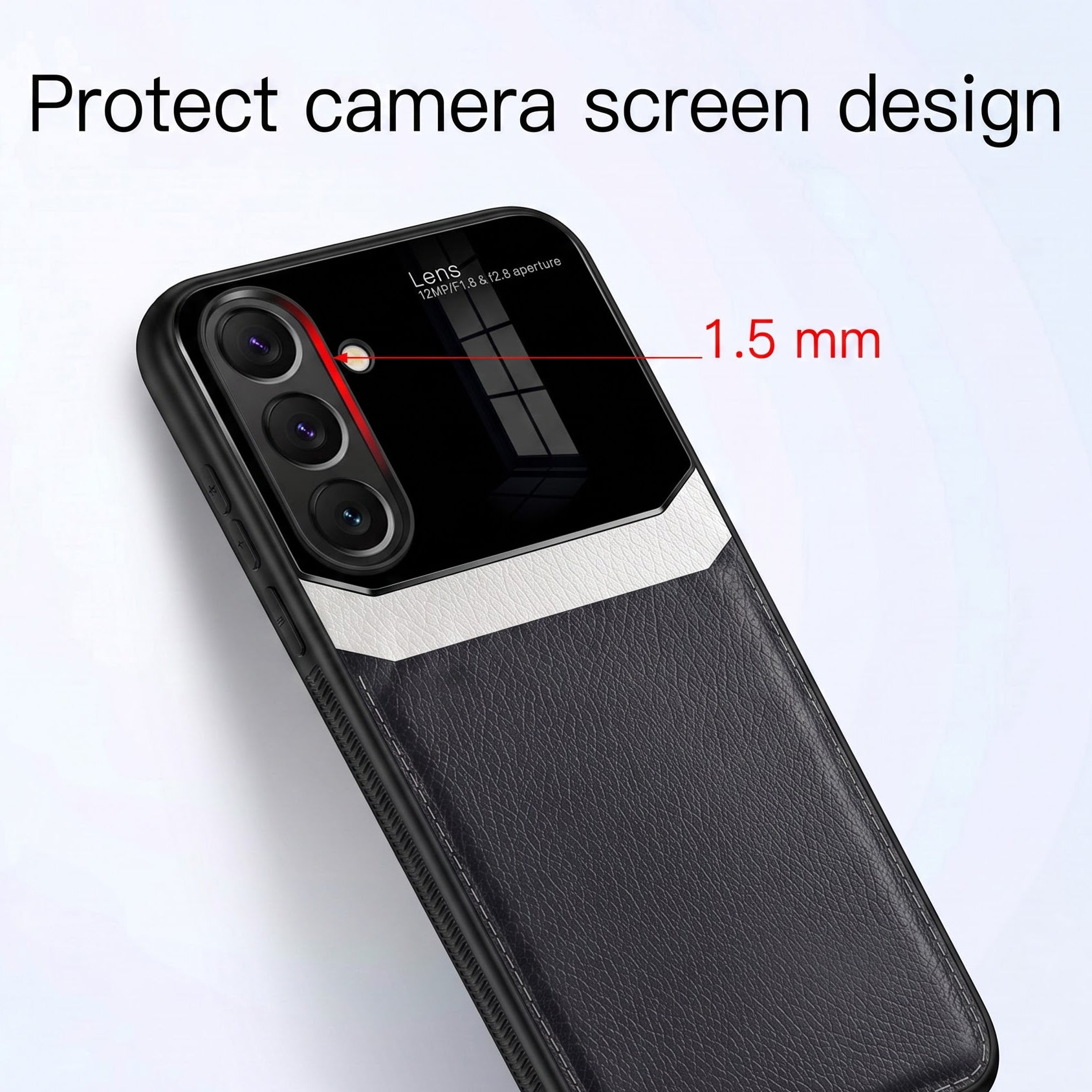 Samsung Galaxy A37 5G Premium Leather Lens Protective Case
