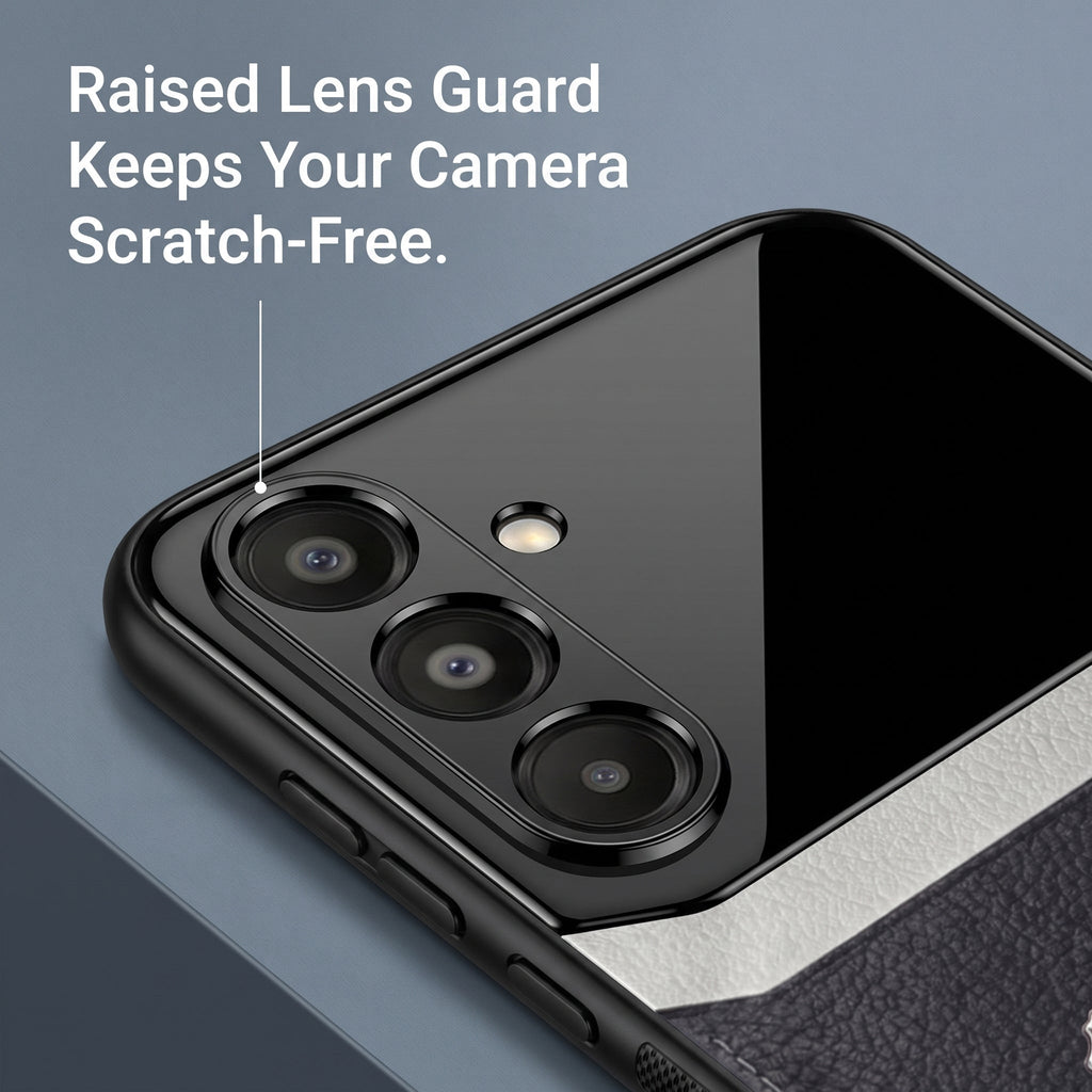 Samsung Galaxy A16 5G Satyamev Jayate 3D Metal Leather Back Case