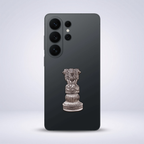 Samsung Galaxy S26 Ultra 5G Compatible Satyamev Jayate 3D Metal Emblem Sticker