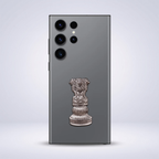 Samsung S23 Ultra 5G Compatible Satyamev Jayate 3D Metal Emblem Sticker