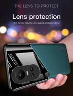 Oppo Reno 10 5G Luxury Generous® Leather Protective Back Case
