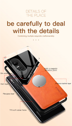 Oppo Reno 10 5G Luxury Generous® Leather Protective Back Case