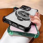 Oppo Reno14 5G Premium Stress Buster Wheel Rotating Shockproof Airbags Case(Buy 1 Get 1 Surprise Cover)