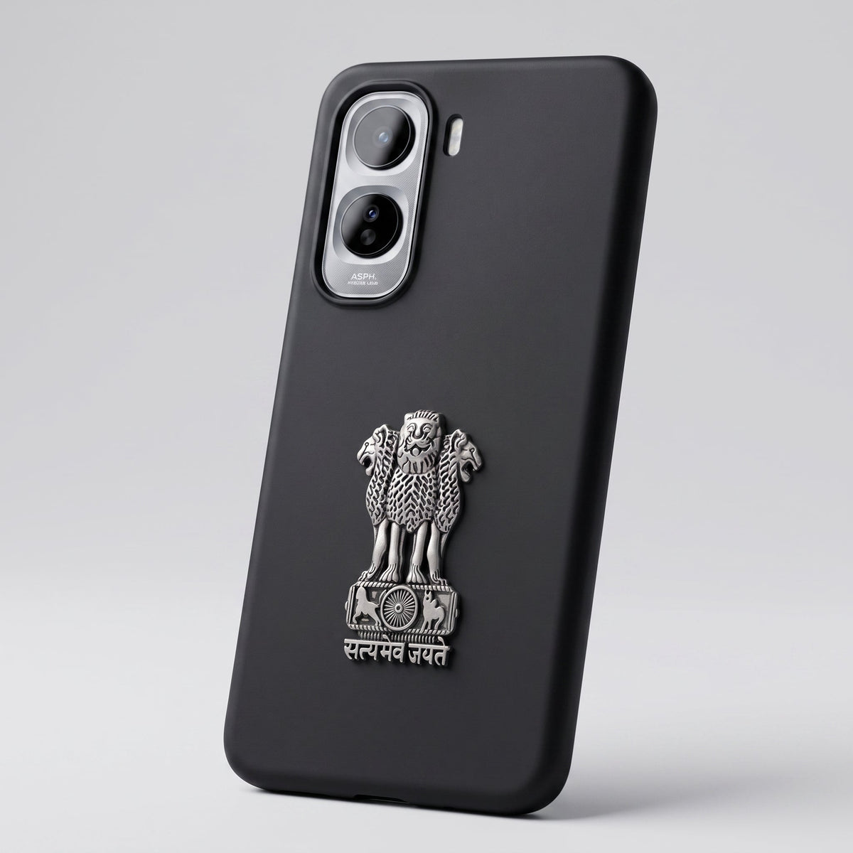 Vivo T5 Pro 5G Compatible Satyamev Jayate 3D Metal Emblem Sticker