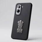 Vivo T5 Pro 5G Compatible Satyamev Jayate 3D Metal Emblem Sticker