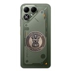 Tecno Pova 8 5G Compatible Satyamev Jayate 3D Metal Emblem Sticker