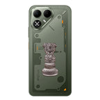 Tecno Pova 8 5G Compatible Satyamev Jayate 3D Metal Emblem Sticker