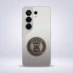 Tecno Camon 50 5G Compatible Satyamev Jayate 3D Metal Emblem Sticker