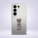 Tecno Camon 50 5G Compatible Satyamev Jayate 3D Metal Emblem Sticker