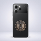 Tecno Spark 40 5G Compatible Satyamev Jayate 3D Metal Emblem Sticker