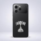 Tecno Spark 40 5G Compatible Satyamev Jayate 3D Metal Emblem Sticker